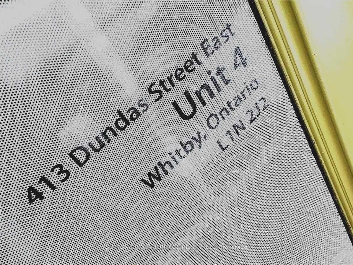4-413 Dundas Street E, Whitby, ON L1N 2J2